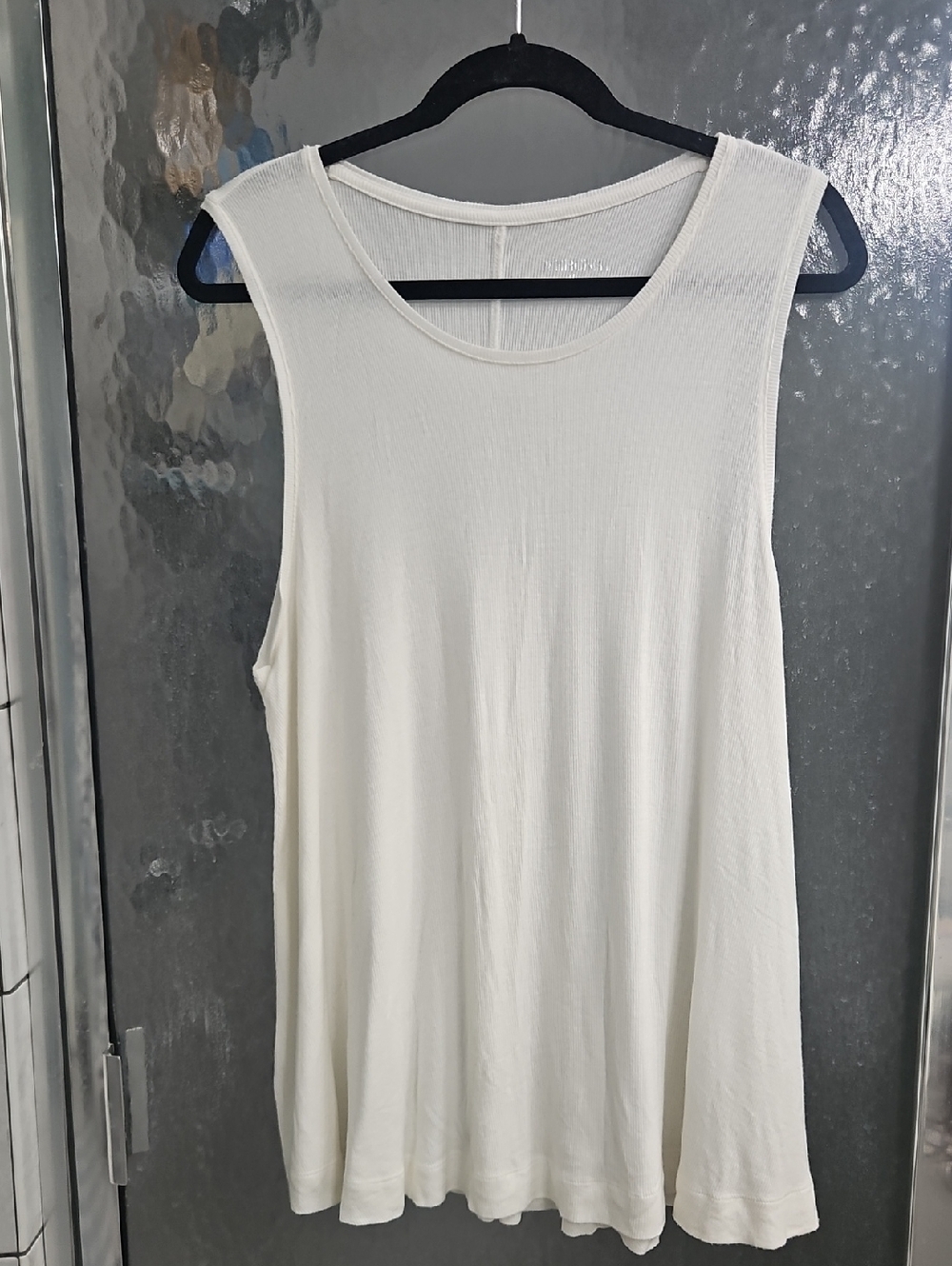 Merona Cream Ribbed Sleeveless Tank